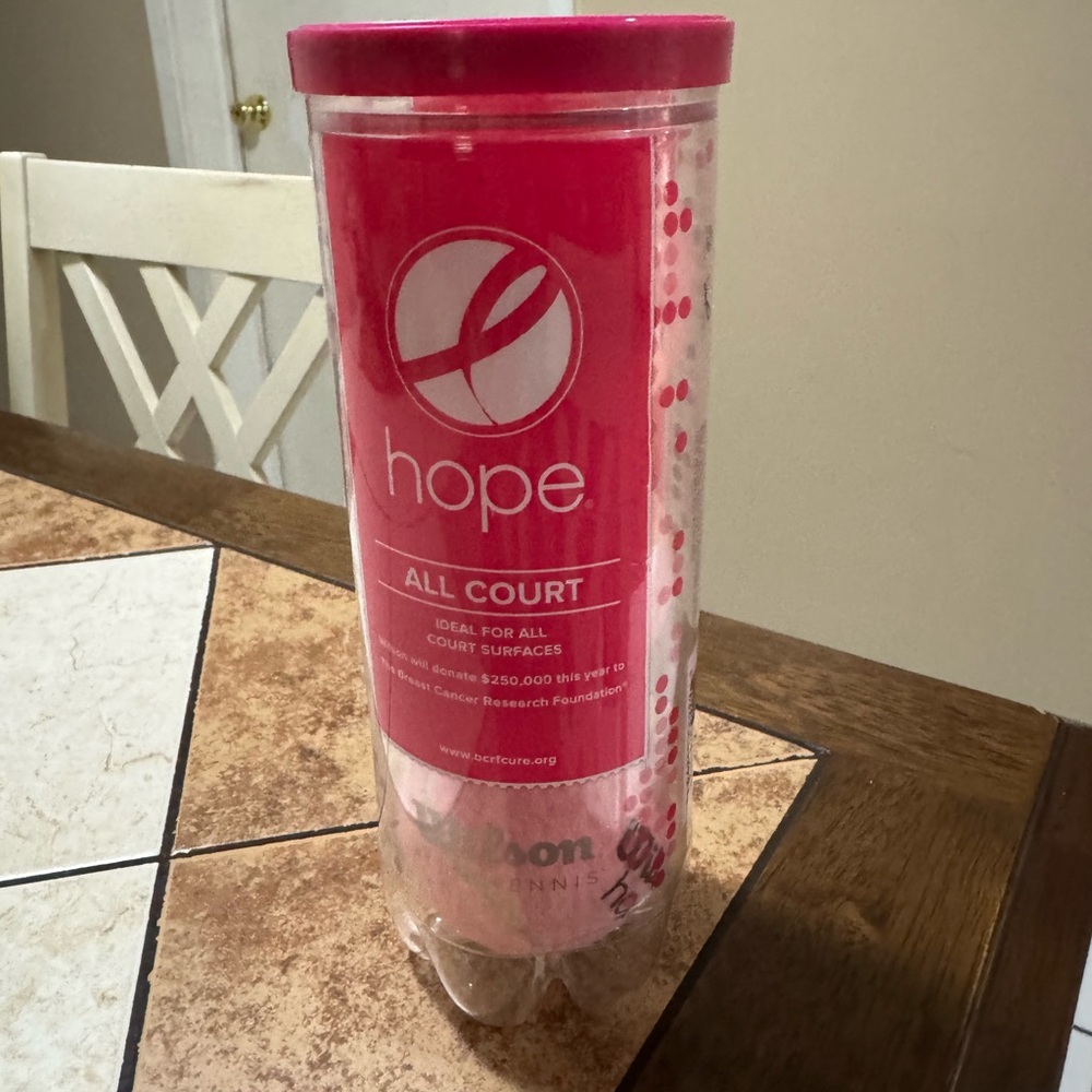 Wilson Hope Pink Tennis Balls